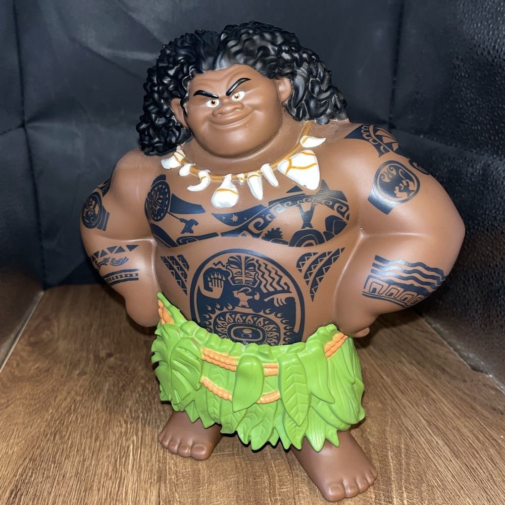 Disney Moana Mega Maui 8"‎ Action Figure Doll Hard Plastic Toy Kids Original